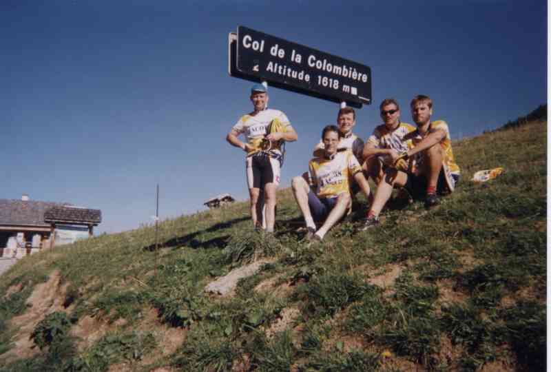 Col de la Colombiere
Het colplaatje wordt hier uiteraard vakkundig meegepakt.
