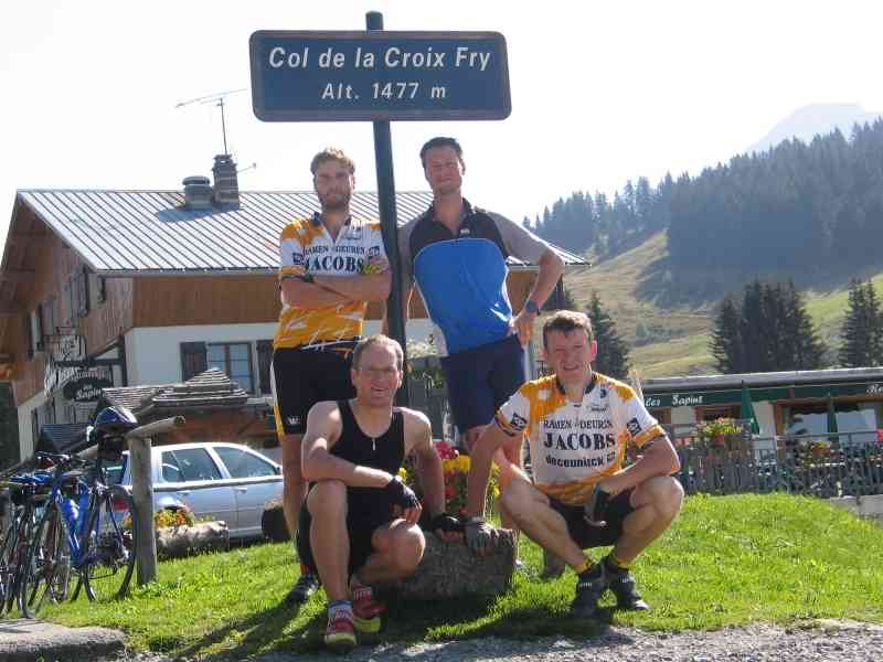 Col de la Croix Fry
De colpakkers zijn op dreef
