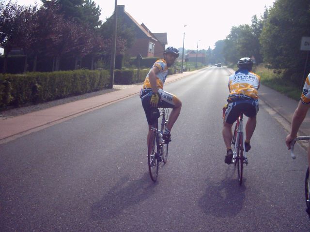Raf richting Diest
Raf monstert de troepen, of de achtervolgers op de weg naar Diest.
