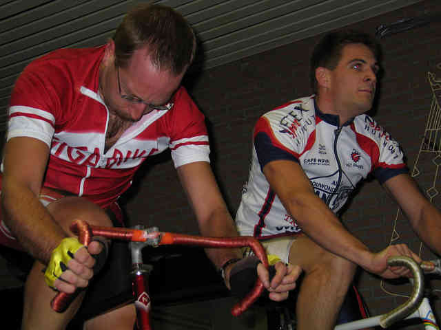 Reeks 1.2.1.
Gunther Daman (GigaBike Heroes), Bart Goyvaerts (Papwiel 2)
