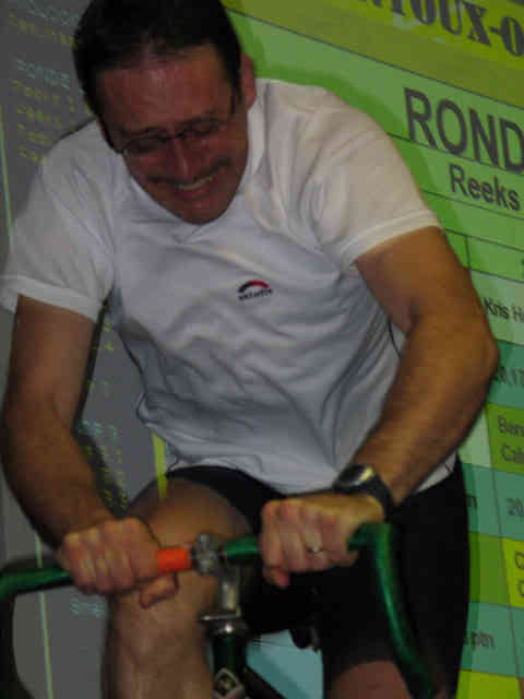 Reeks 1.4.3.
Chris Heylen (Skinfit Team) : in volle inspanning
