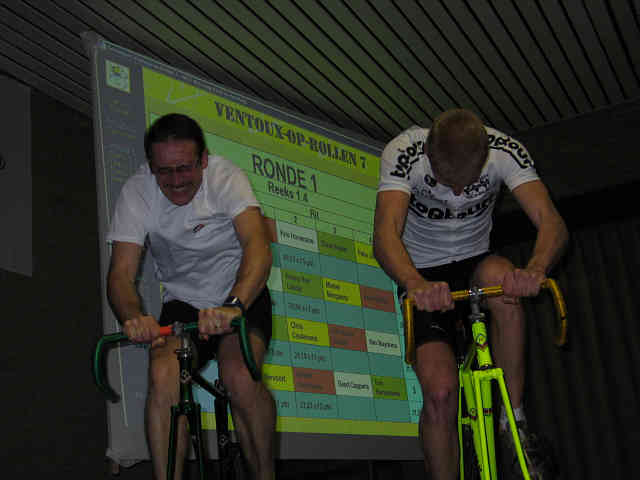 Reeks 1.4.3.
Chris Heylen (Skinfit Team), Michel Mergaerts (Knoet Cycling Team 1)
