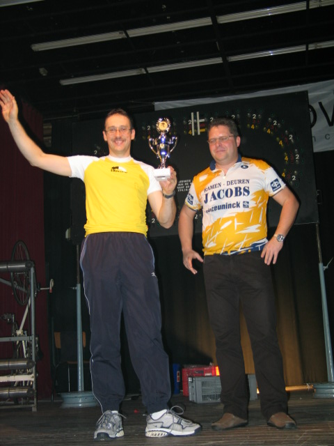 Snelste renner.
Chris Heylen werd dik verdiend tot de snelste renner van de Ventoux op Rollen 8 gekroond.
