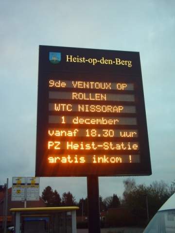 Komt dat zien !
Als Heistse vereniging mochten we onze informatie laten verschijnen op diverse nieuwe infoborden in de gemeente Heist-op-den-Berg.
