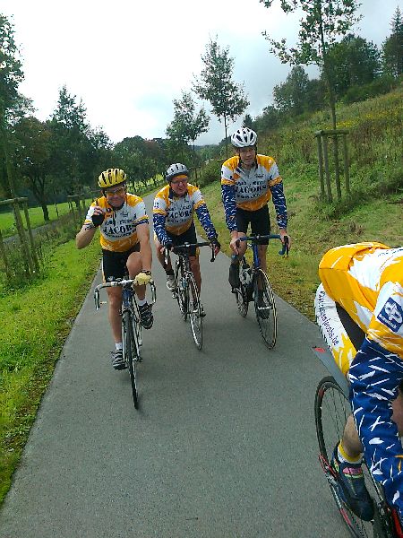 gezellig bollen op de Sauerland Radring
