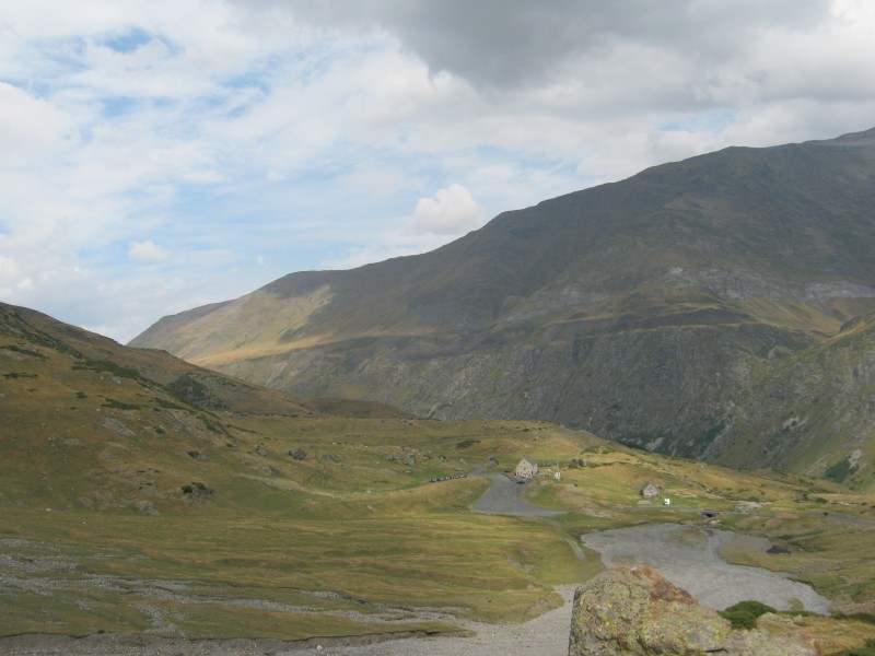 Omgeving Cirque de Troumouse
In de verte ligt het dal waar we naartoe moeten.
