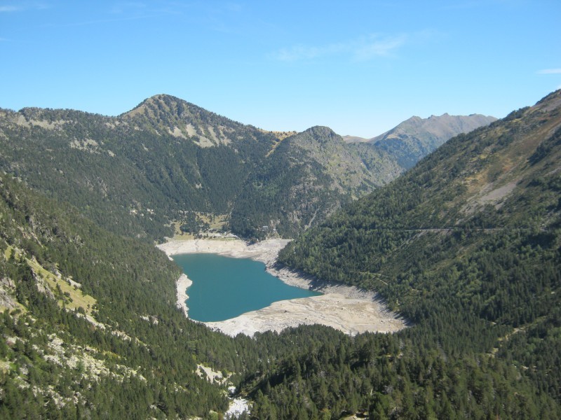 Zicht op Lac d'OrÃ©don
