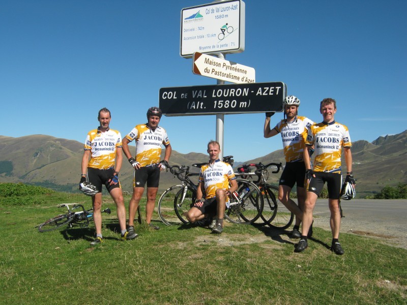 samen op de Col d'Azet