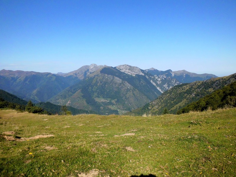 uitzicht van op Col de Spandelles 
