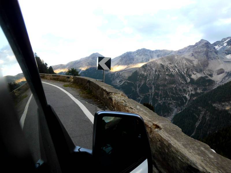 Stilfserjog
Vanuit Prato naar boven met bus
