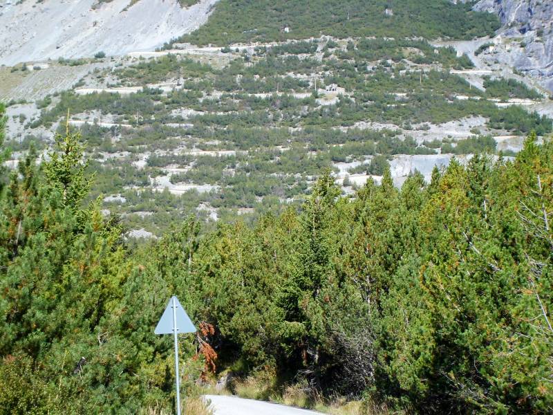 Torre di Fraele
De bochten naderen
