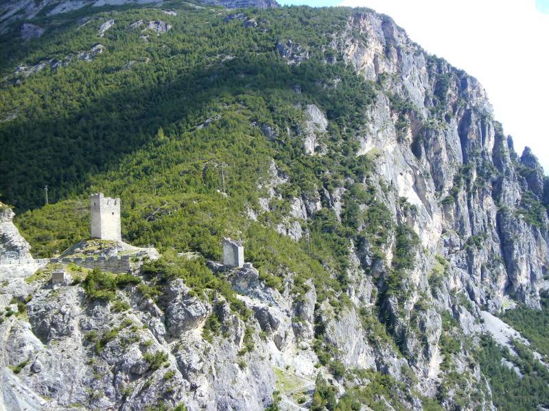 Torre di Fraele
Aan de torens ben je boven
