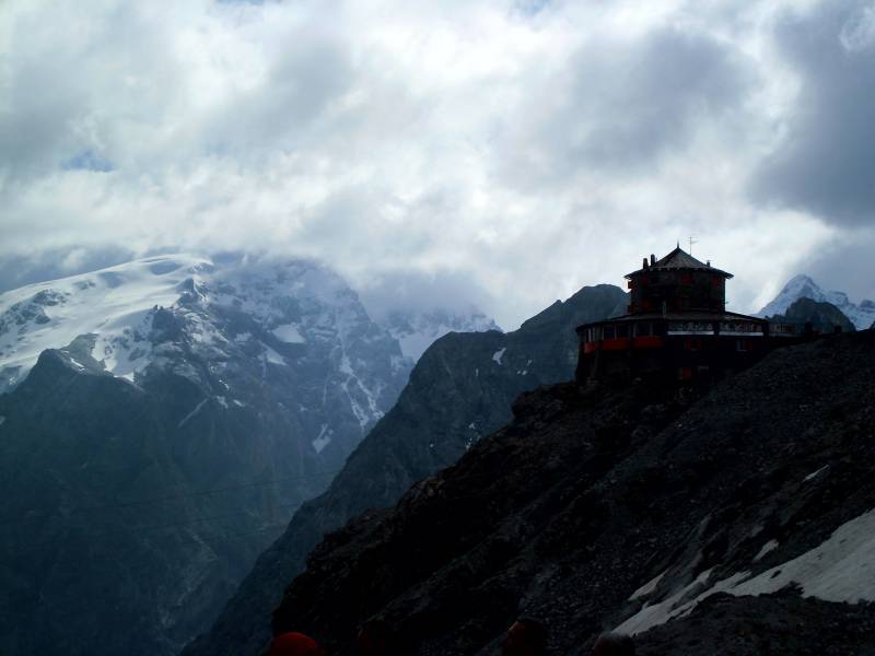 Stelvio
Boven zag het er niet  echt fietsvriendelijk uit
