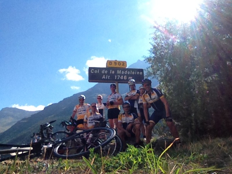 Onderweg nog een kleine col de la Madeleine mee pakken 
