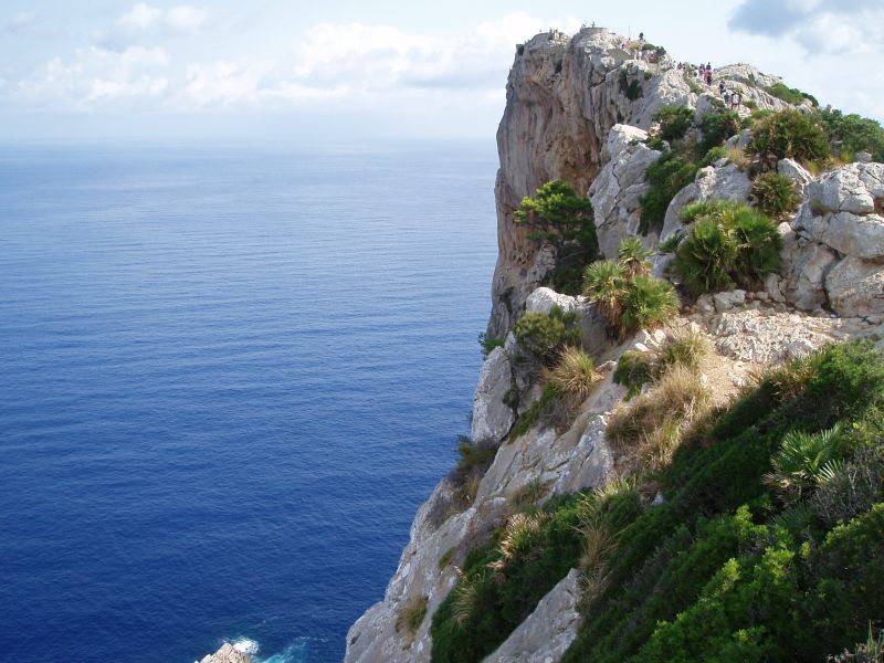 Onderweg naar Cap Formentor (1)
Zicht op de Mirador van Es Colomer
