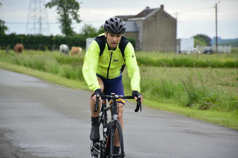 Een mierige start
Het eerste half uur in de miezer maar daarna werd het gelukkig droog
